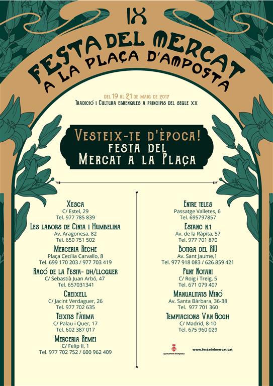 llistat de modistes comercos