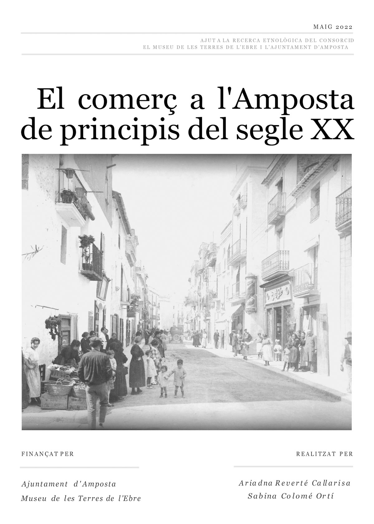 el comerc a l amposta de principis del segle xx festa del mercat a la placa amposta 2022 portada